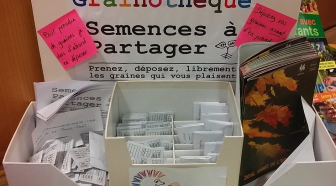 Réouverture de la grainothèque à la bibliothèque de Tubize