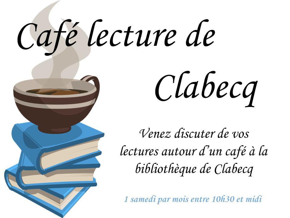 Le café lecture de la bibliothèque de Clabecq