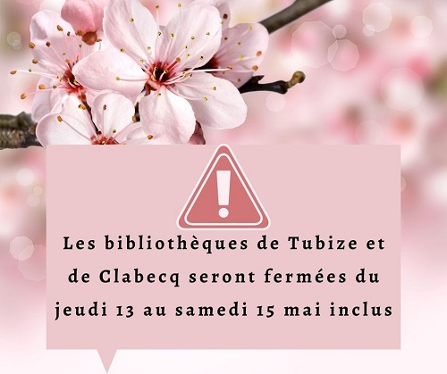 Fermeture des bibliothèques pour l’Ascension